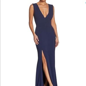 Navy Dress The Population Formal Dress